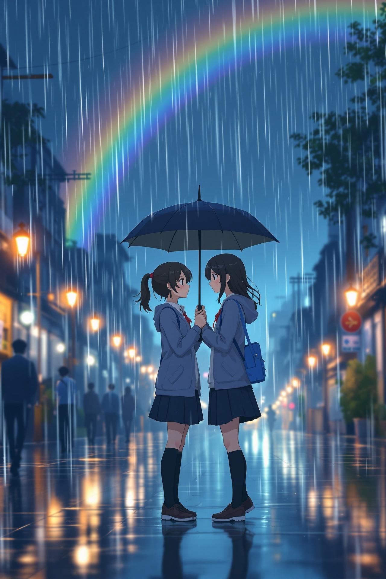 雨后彩虹 - 动漫封面
